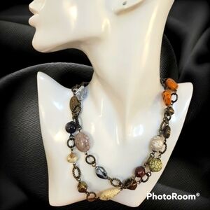 Premier DESIGNS Funky Acrylic Beaded Chain Sweater Necklace